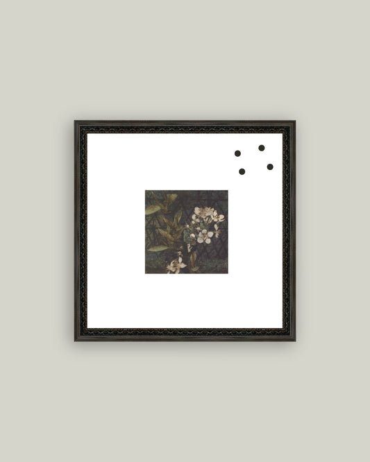 Dark Apple Blossoms Magnet Board