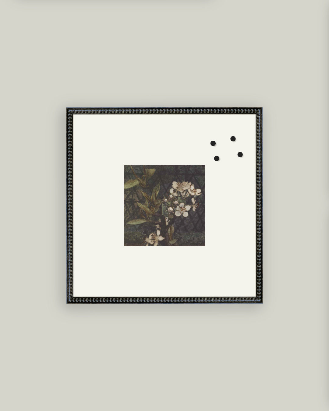 Dark Apple Blossoms Magnet Board