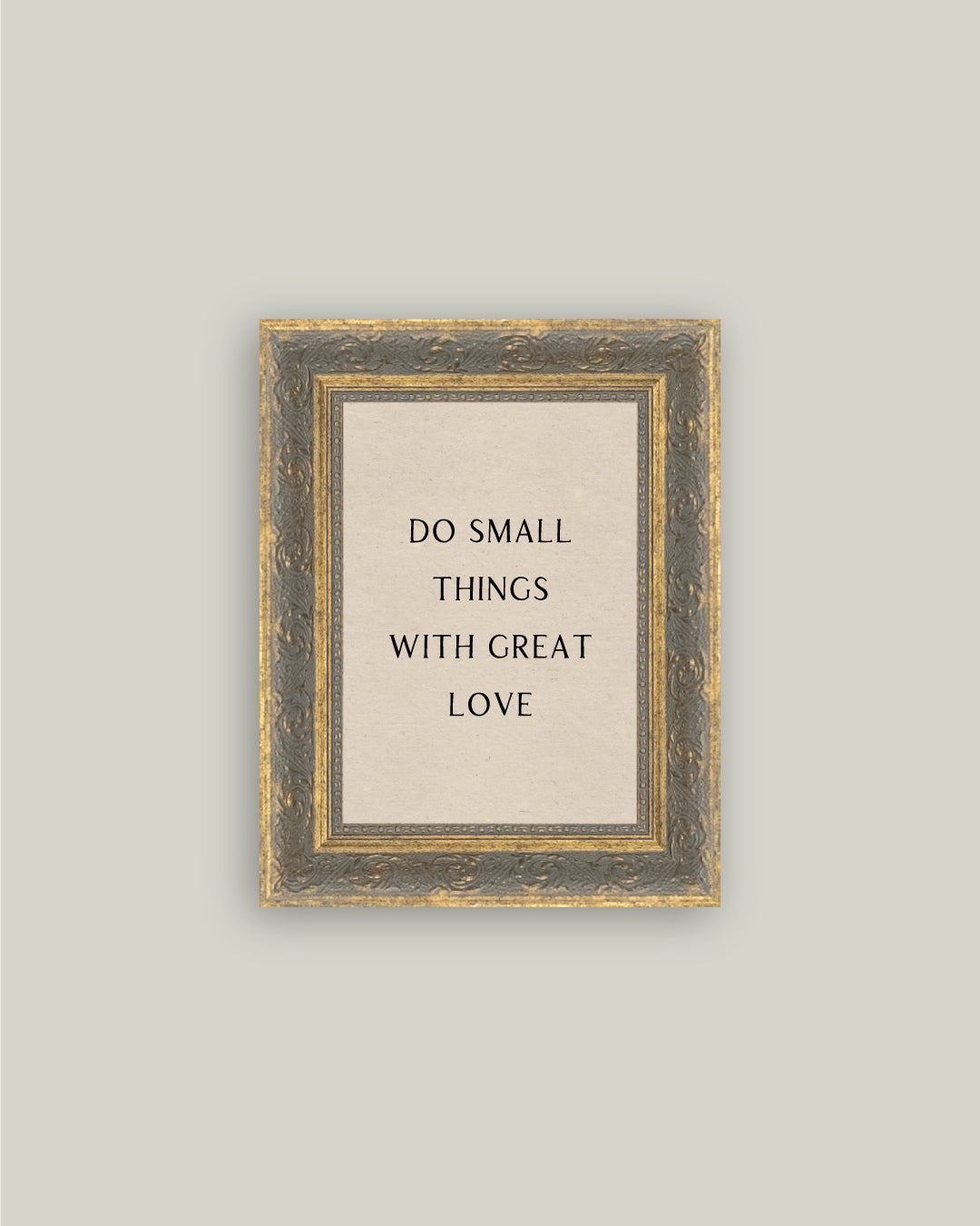 Do Small Things