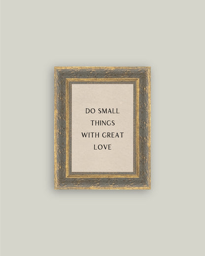 Do Small Things