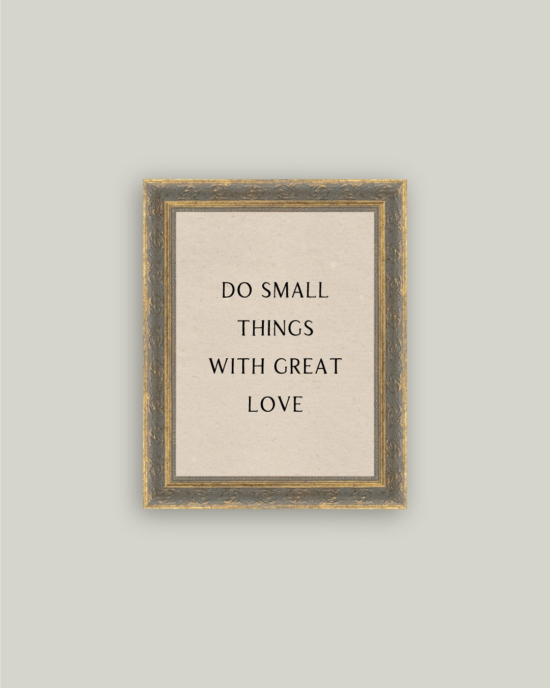 Do Small Things