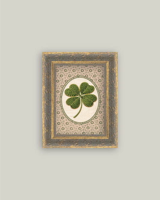 Embroidered Clover