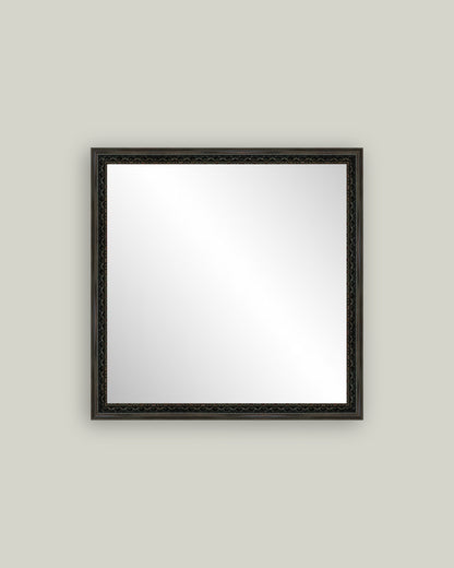 Fancy Brown Framed Mirror