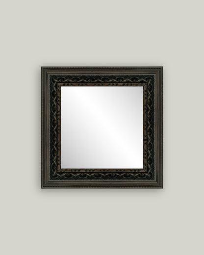 Fancy Brown Framed Mirror