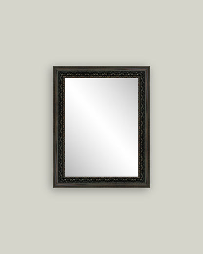 Fancy Brown Framed Mirror