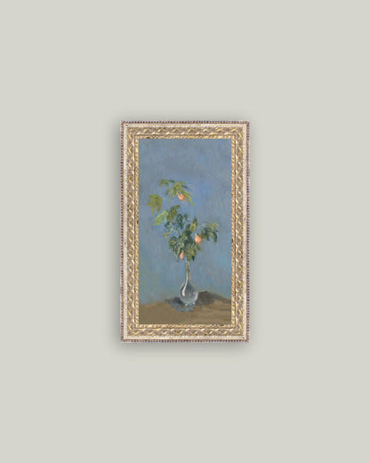 Flowers in a Glass Vase