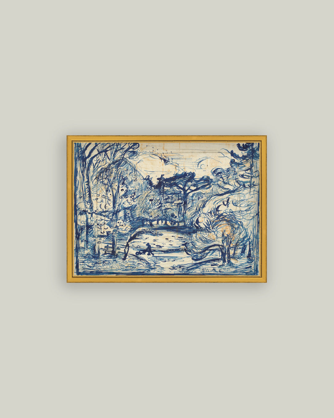 Forest with Woodcutter