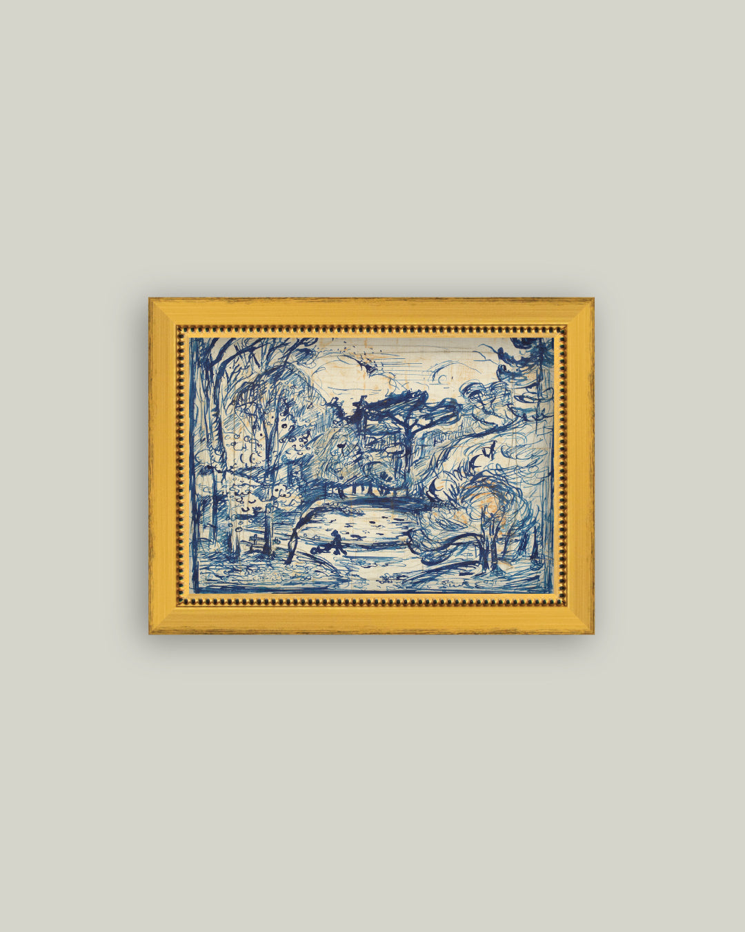 Forest with Woodcutter