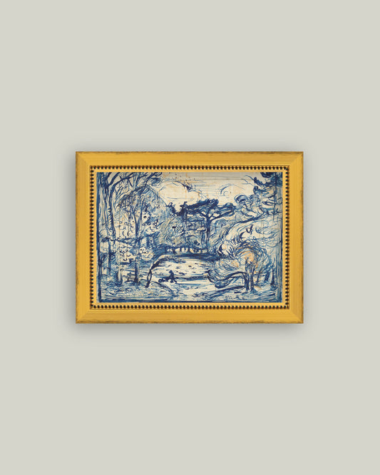 Forest with Woodcutter