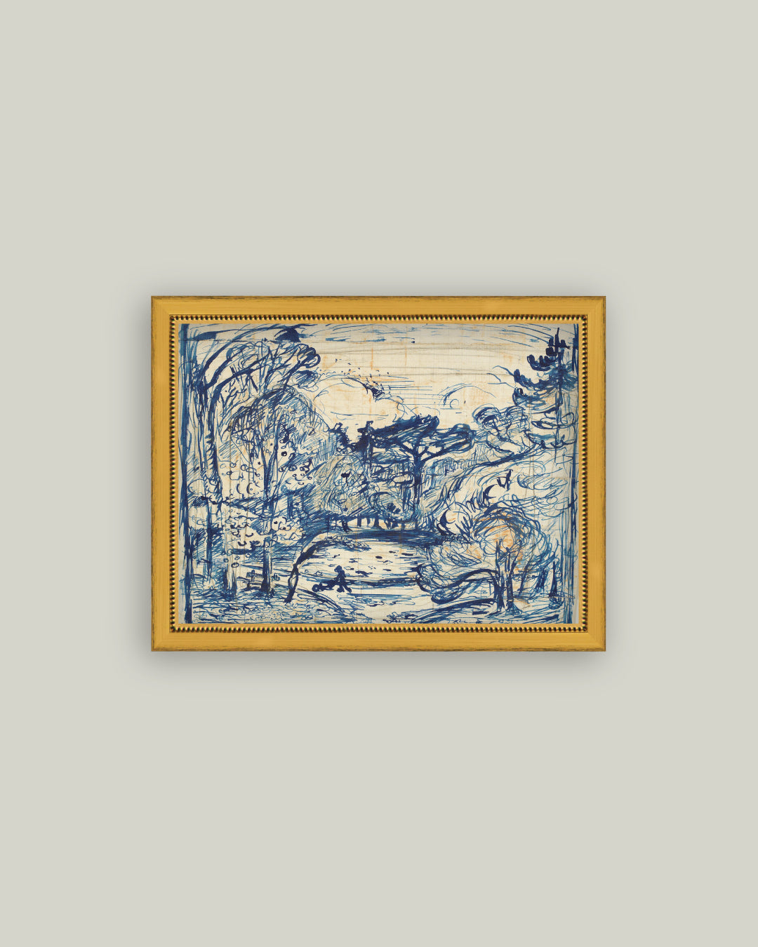 Forest with Woodcutter