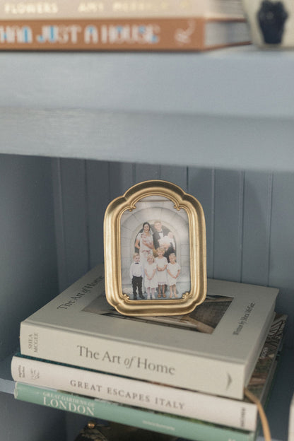 Fancy Arch Gold Photo Frame