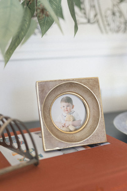 Small Square Circle Photo Frame