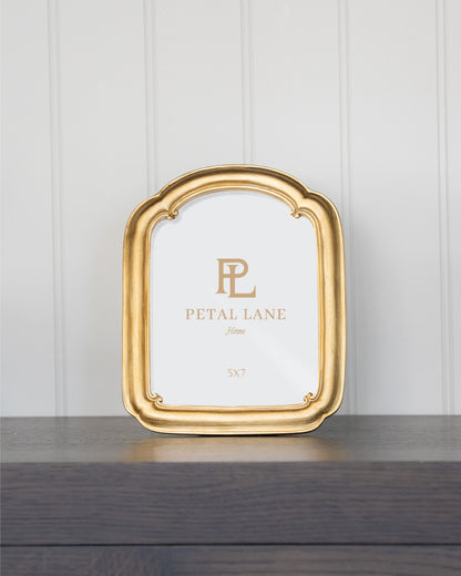 Fancy Arch Gold Photo Frame