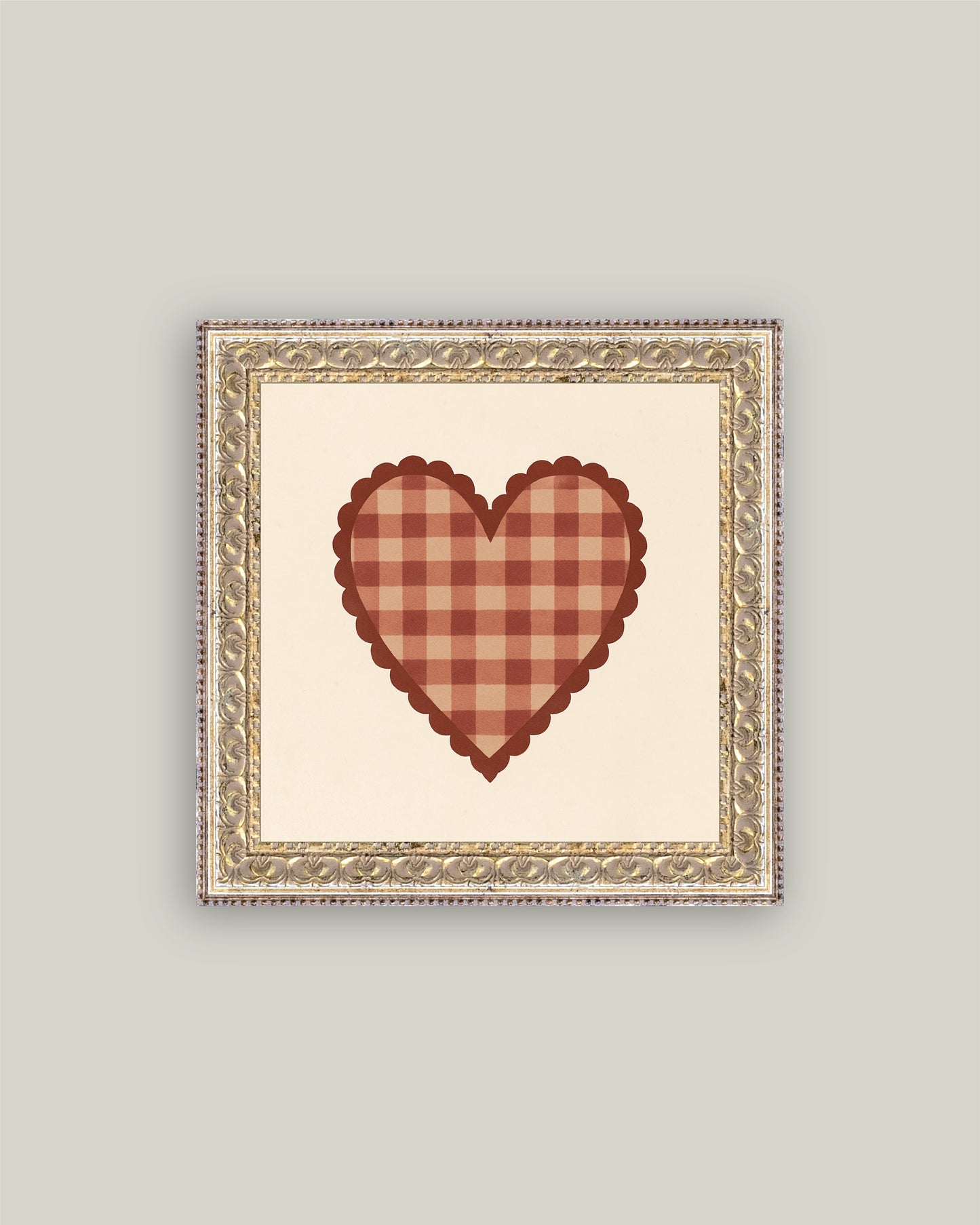 Gingham Heart