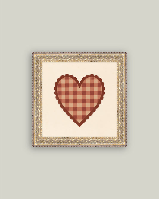 Gingham Heart