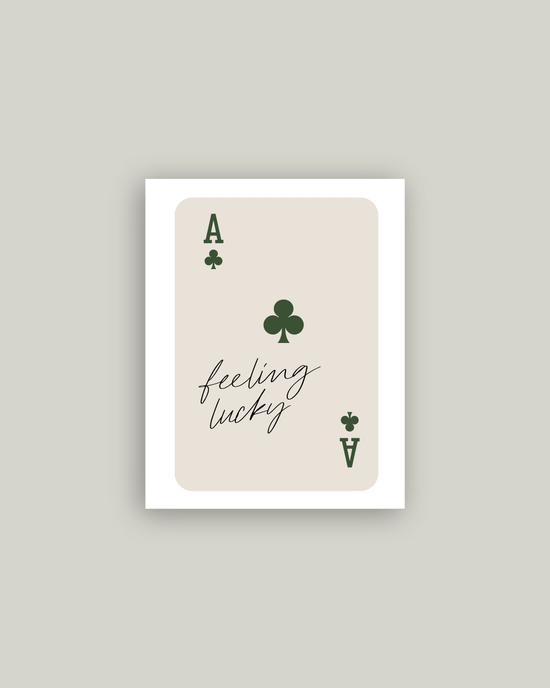 Feeling Lucky Ace Artist Board