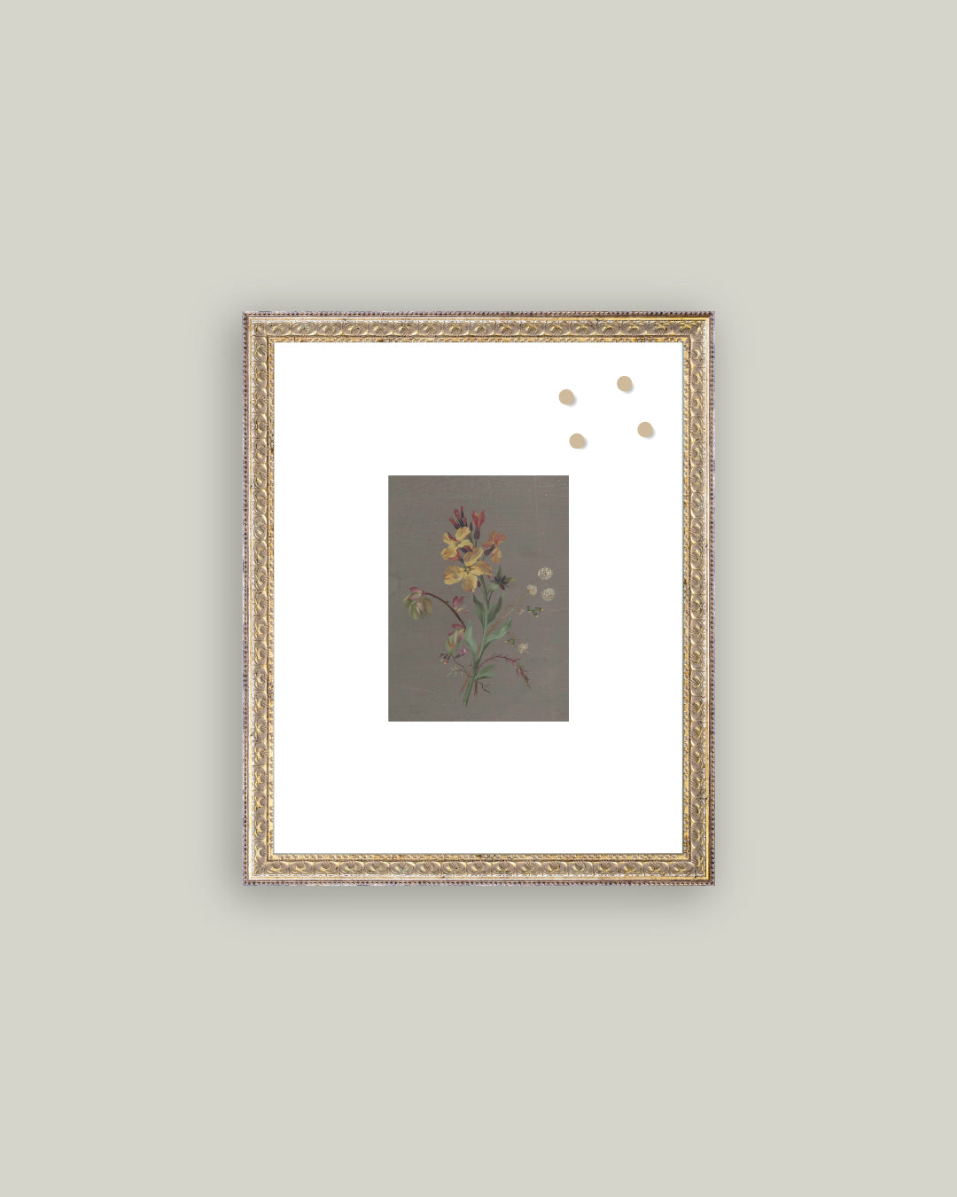 French Wildflowers Magnet Board