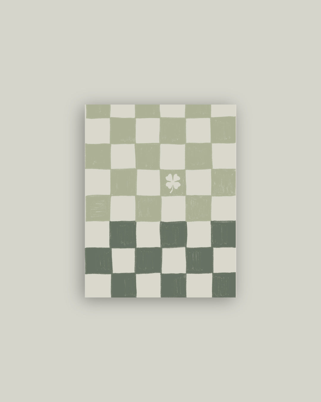 Green Checkered Artist Board