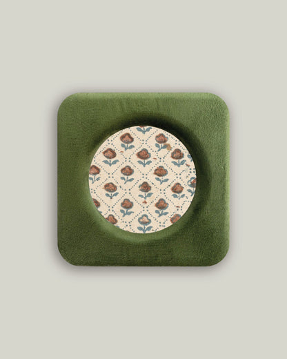 Mossy Green Velvet Photo Frame 4X4