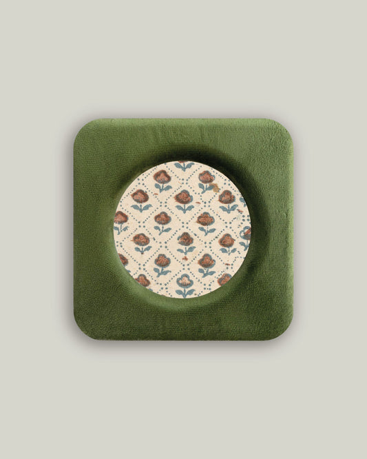 Mossy Green Velvet Photo Frame 4X4