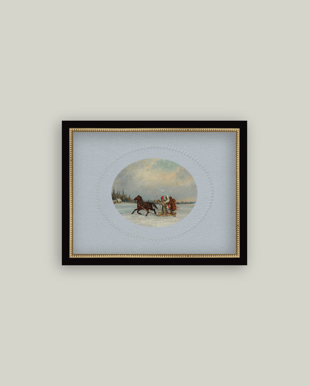 Habitants In The Sleigh