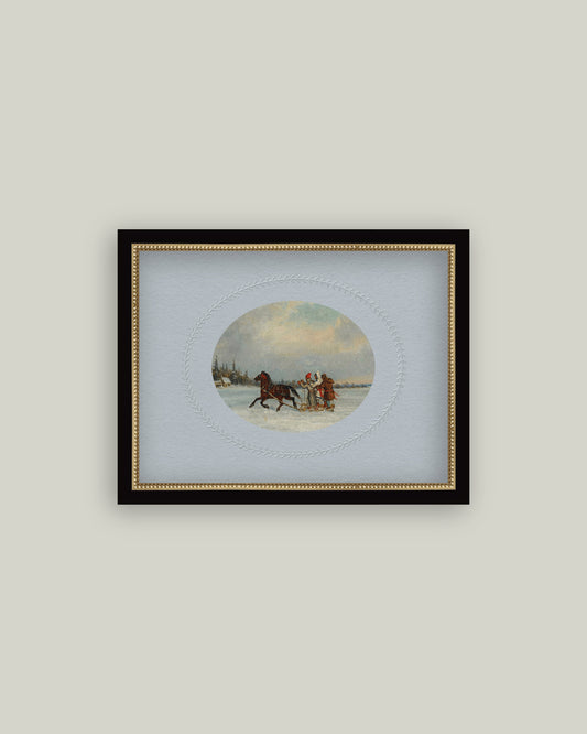Habitants In The Sleigh