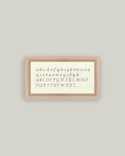 Handwritten Alphabet