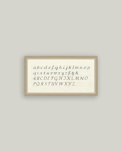 Handwritten Alphabet