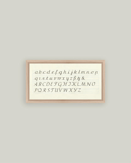 Handwritten Alphabet