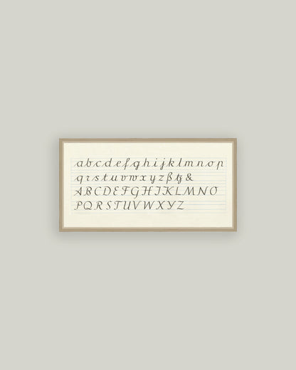 Handwritten Alphabet