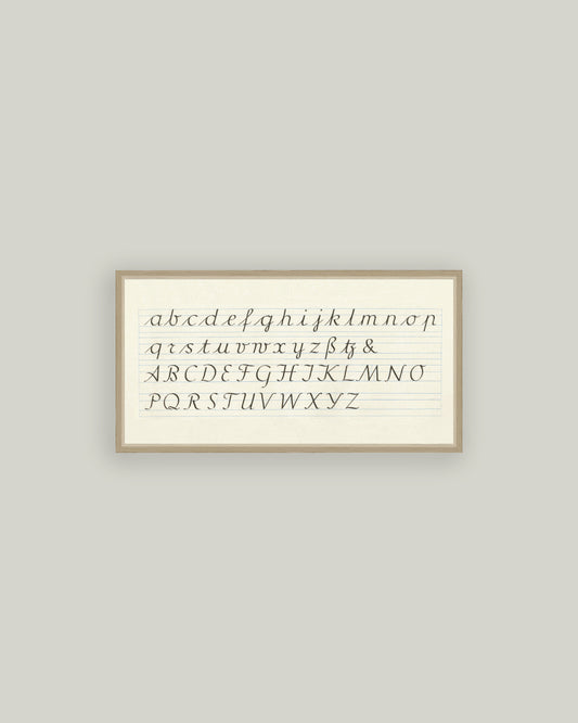 Handwritten Alphabet