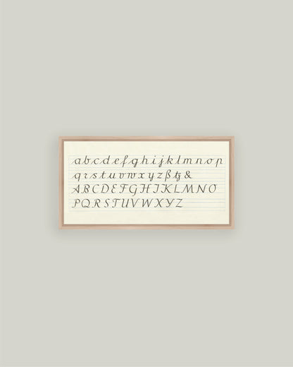 Handwritten Alphabet