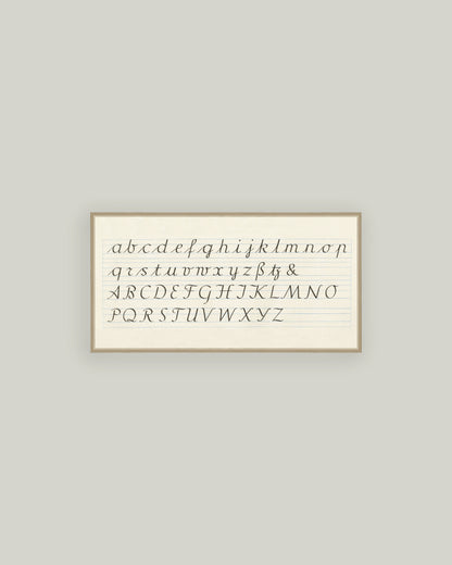 Handwritten Alphabet