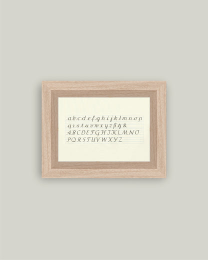 Handwritten Alphabet