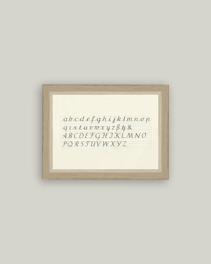 Handwritten Alphabet