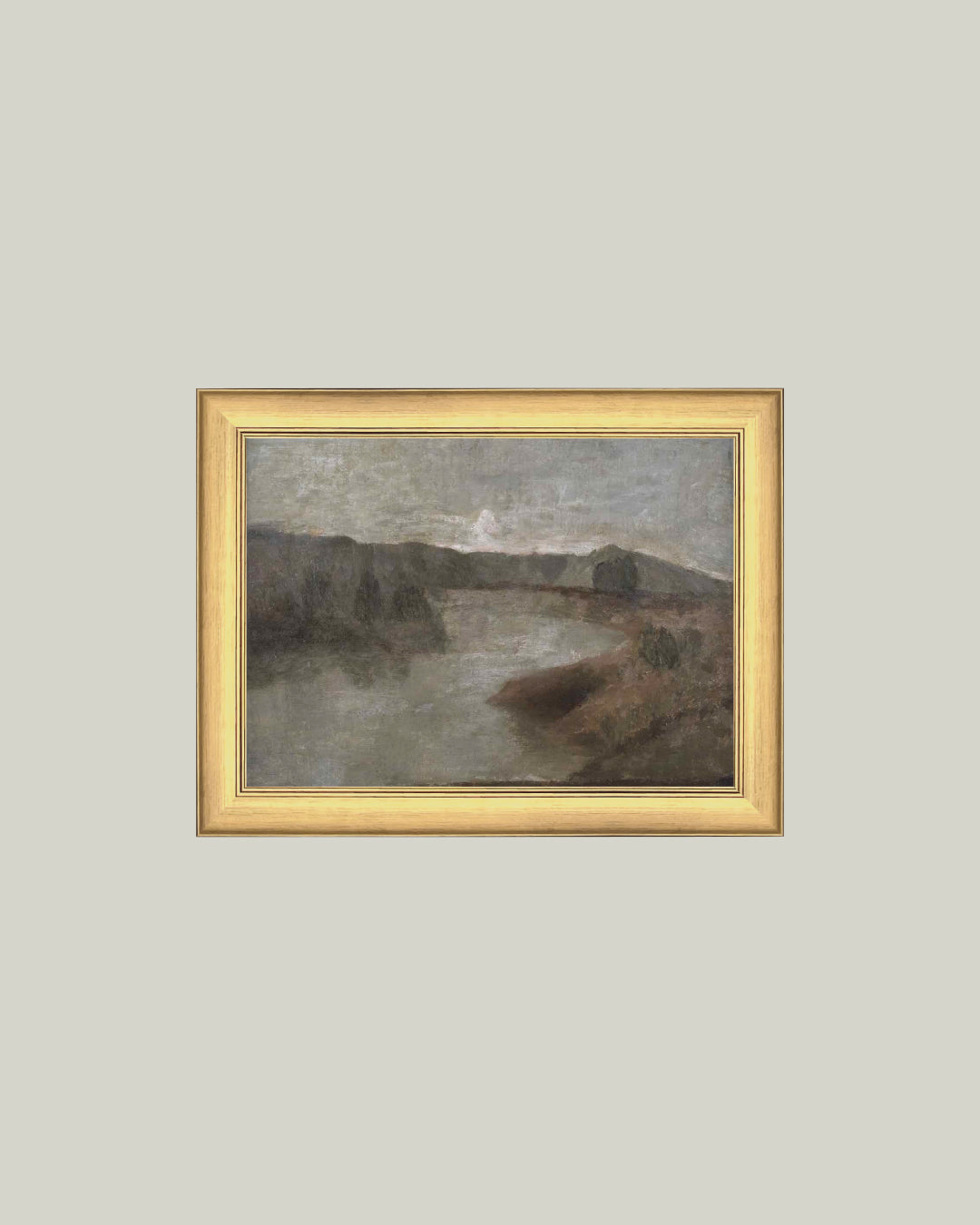 Hazy River Landscape