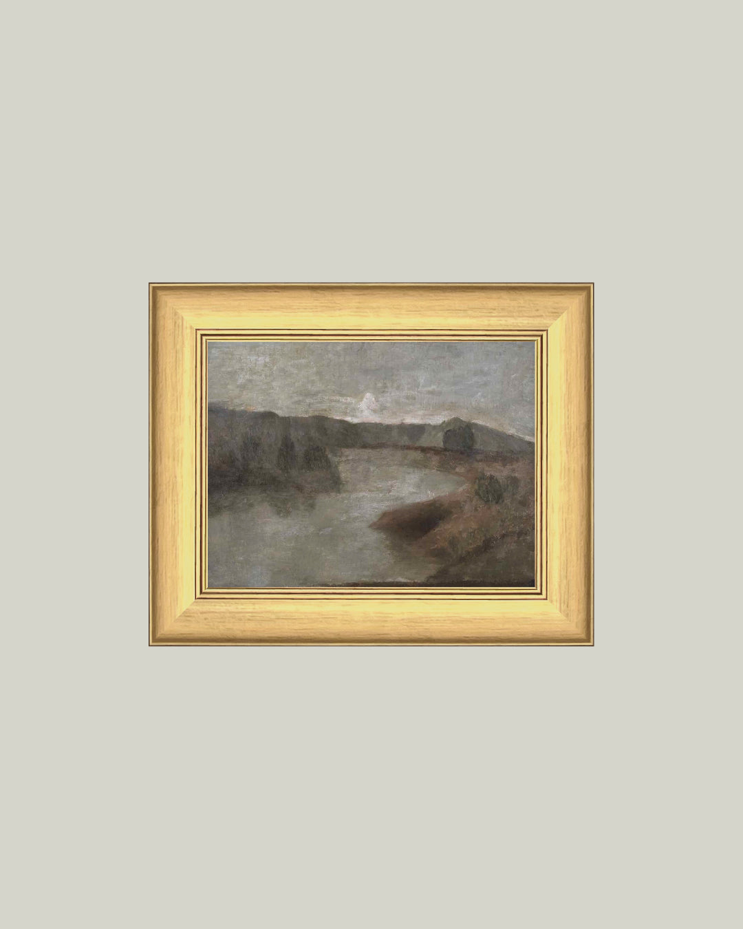 Hazy River Landscape