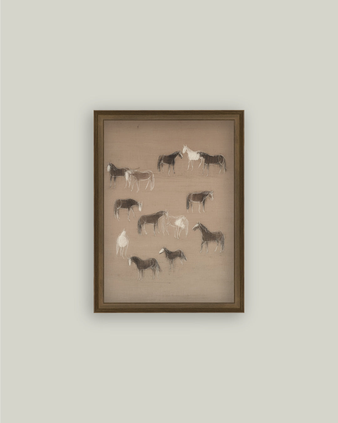 Horse Herd Sketch