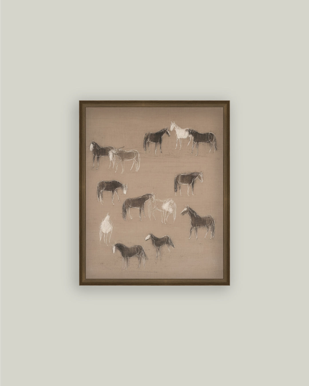 Horse Herd Sketch