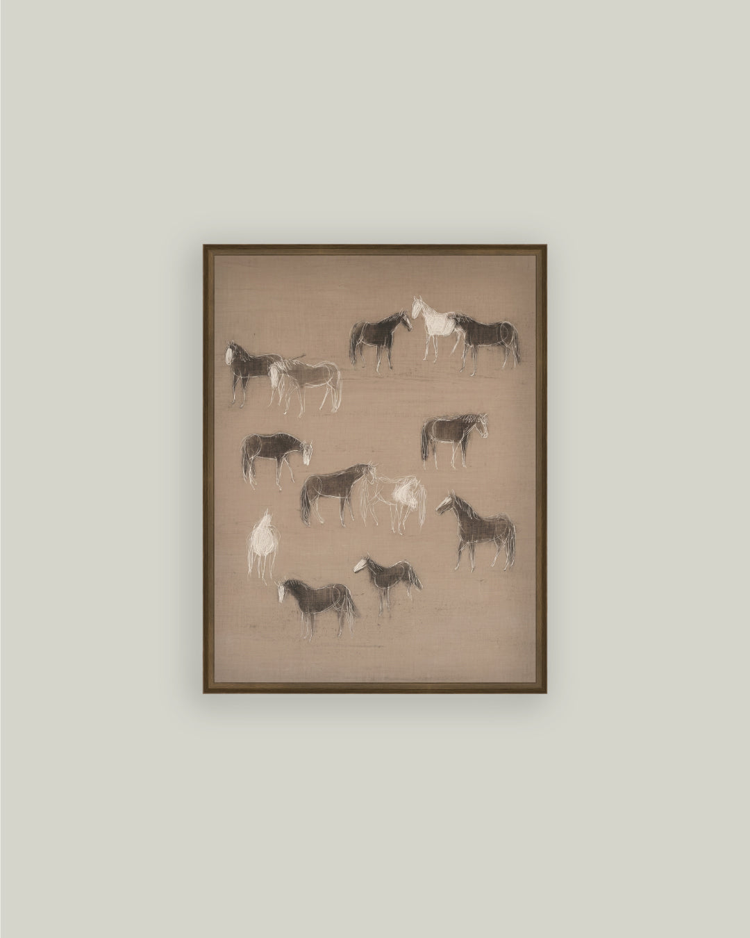 Horse Herd Sketch