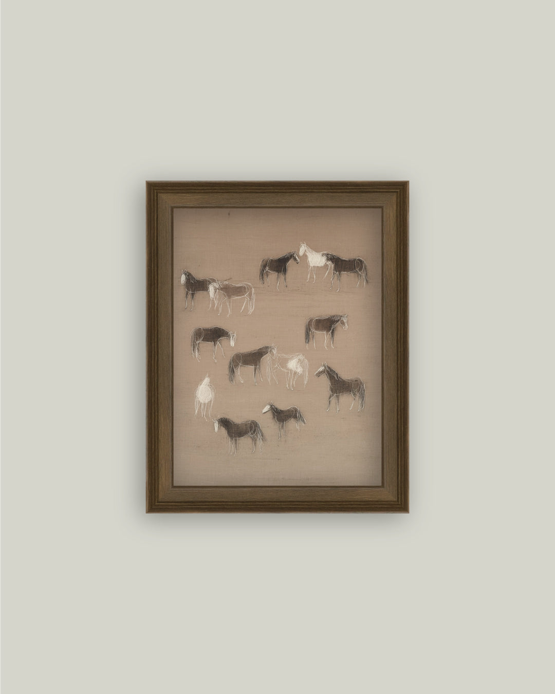 Horse Herd Sketch