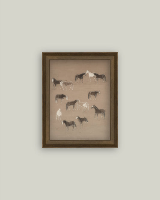Horse Herd Sketch
