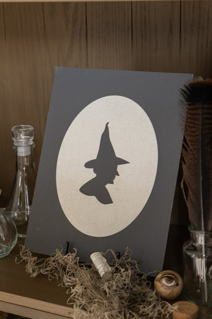 Witch Silhouette Artist Board
