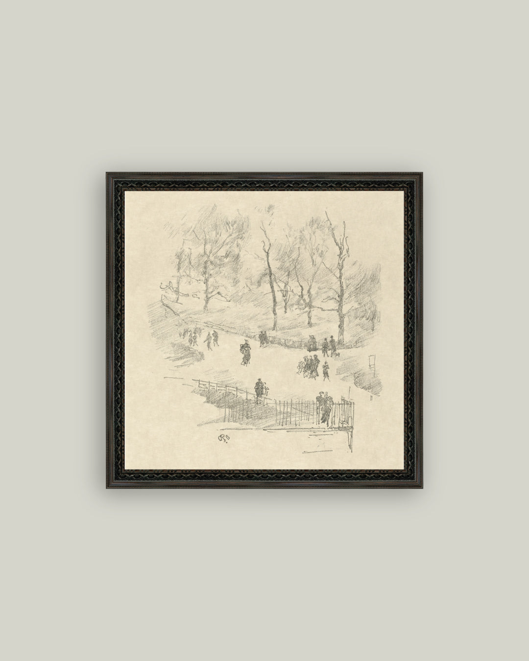 Kensington Gardens in Winter