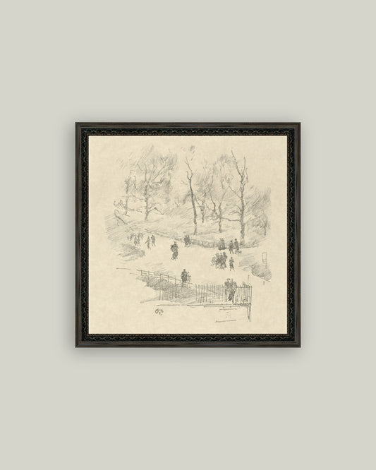 Kensington Gardens in Winter