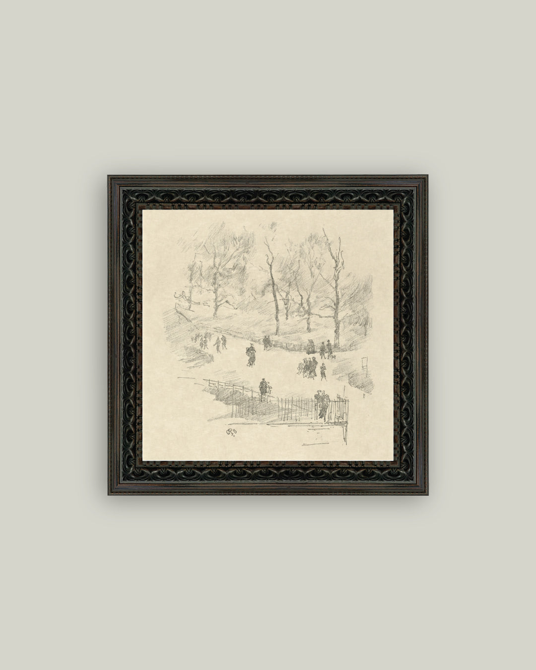 Kensington Gardens in Winter