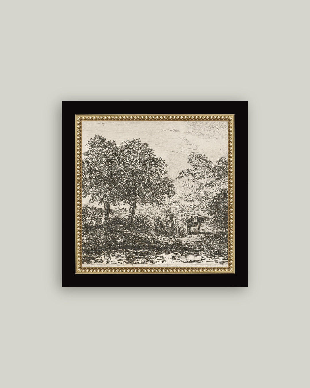 Landscape with Family under Tree