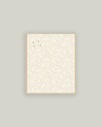 Leaf Pattern Magnet Board