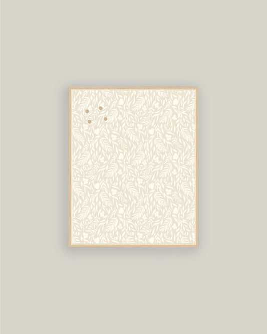 Leaf Pattern Magnet Board