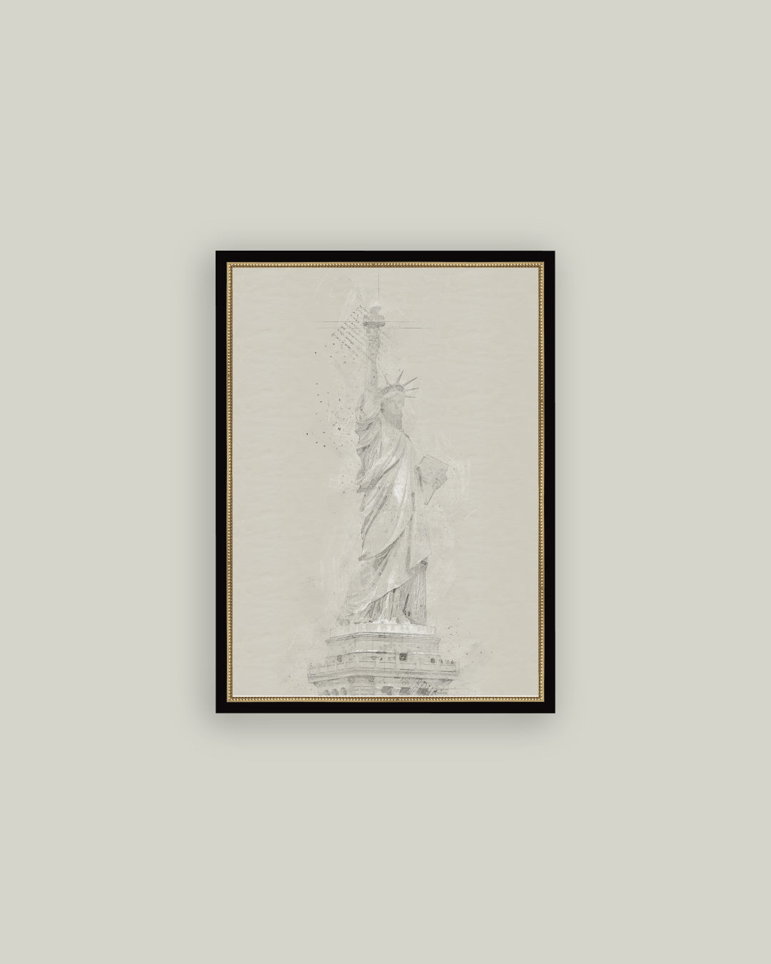 Statue of Liberty Pencil Sketch
